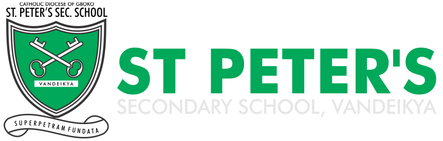St. Peter’s Secondary School, Vandeikya Footer Logo